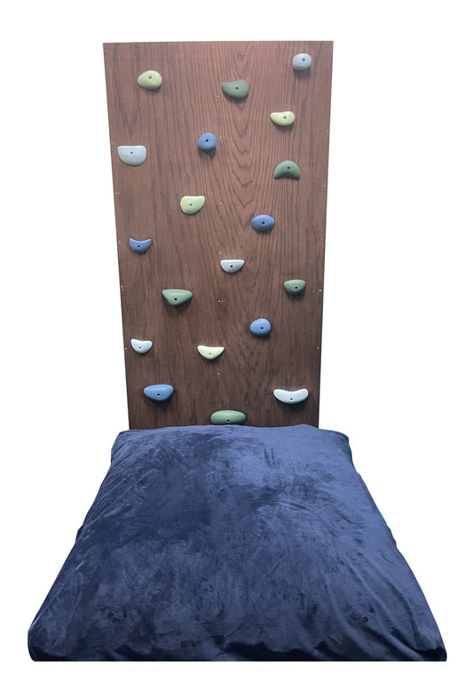 Rock Climbing Wall with Crash Pad