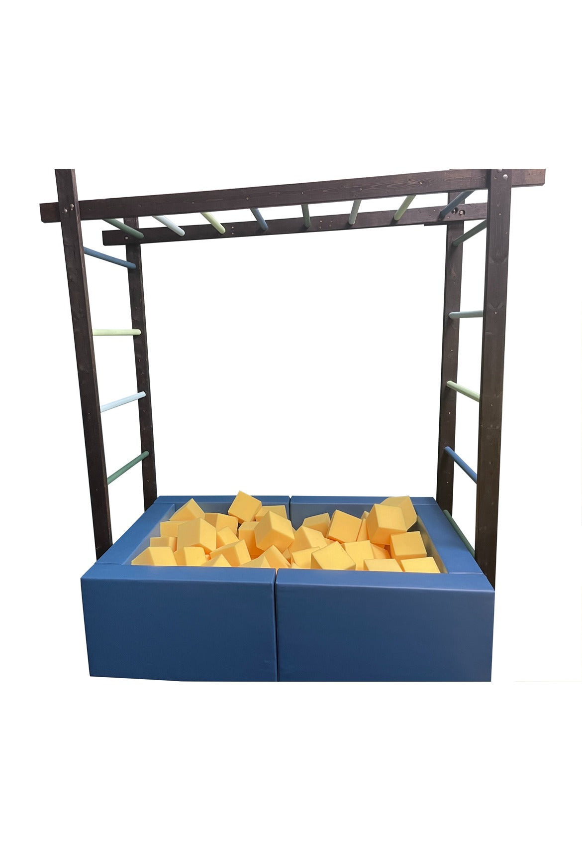 Monkey Bars with Foam Pit