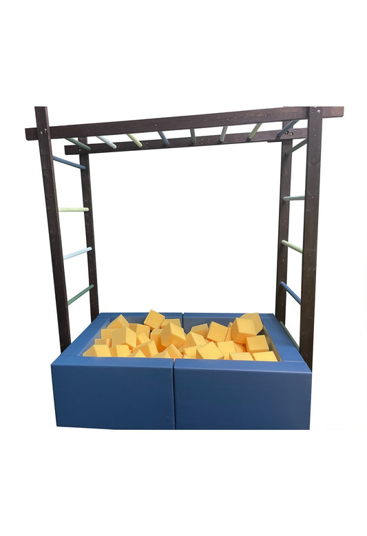 Monkey Bars with Foam Pit